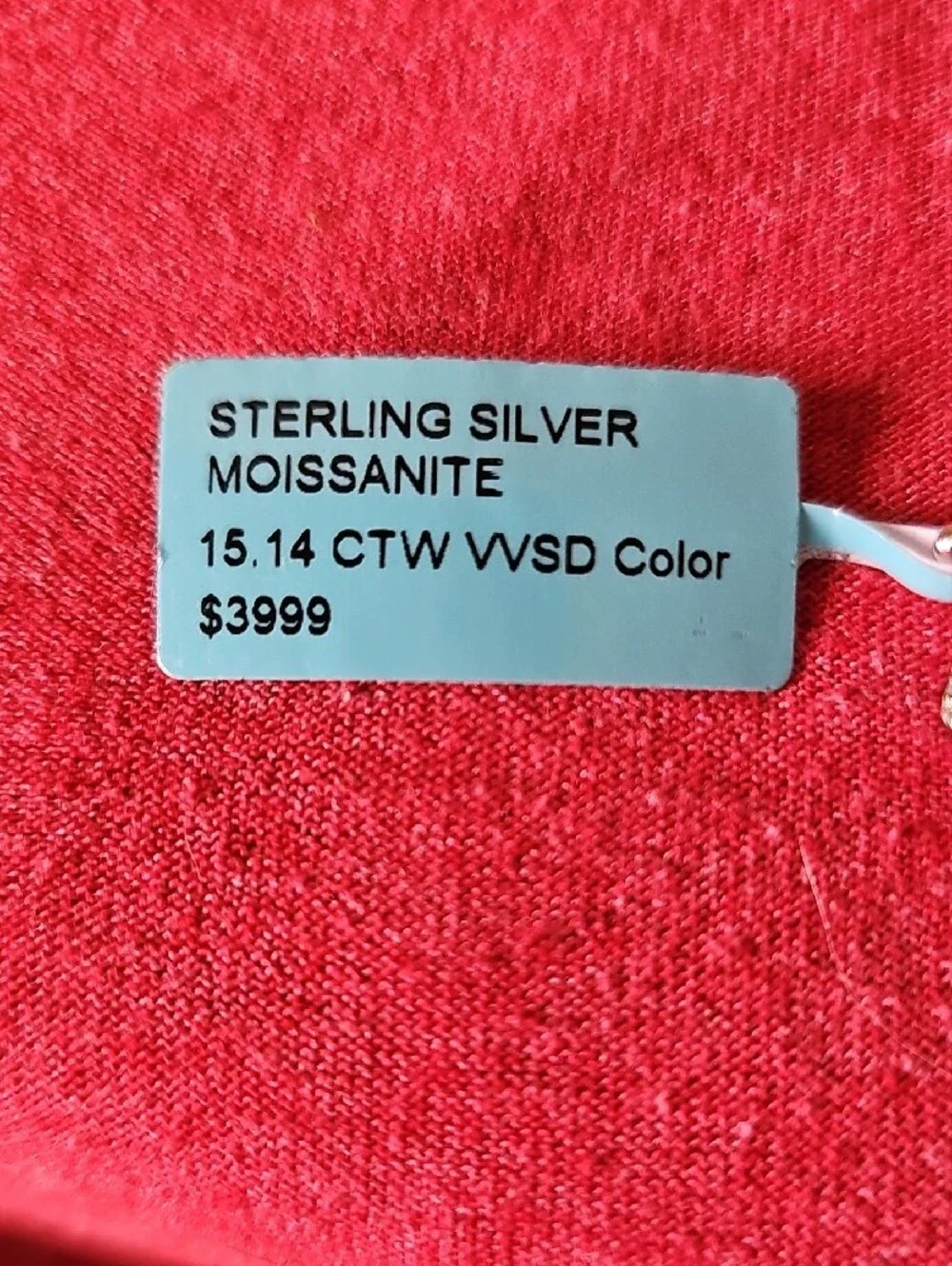Sterling Silver Pave Cuban Link Necklace Covered In Moissanite